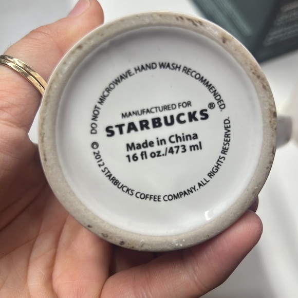 2012 Starbucks travel mug with ceramic lid - Picture 4 of 4